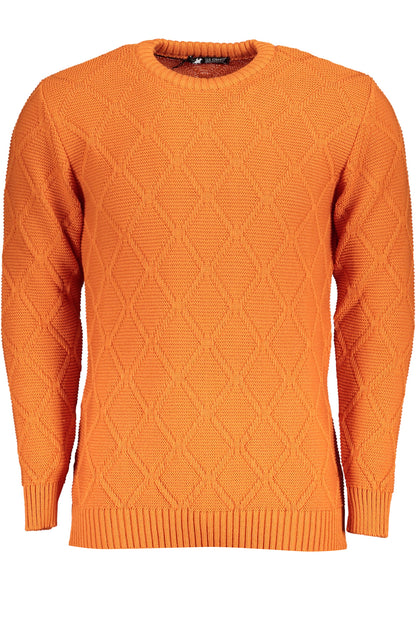 US GRAND MEN'S ORANGE SWEATER