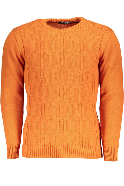 US GRAND MEN'S ORANGE SWEATER