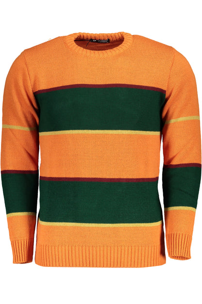 US GRAND MEN'S ORANGE SWEATER