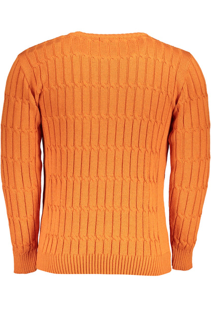 US GRAND MEN'S ORANGE SWEATER