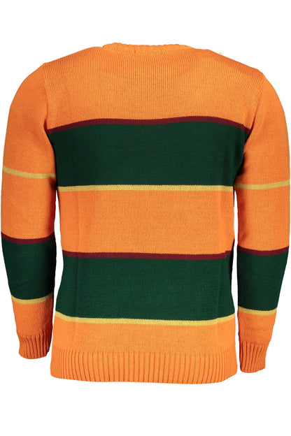 US GRAND MEN'S ORANGE SWEATER