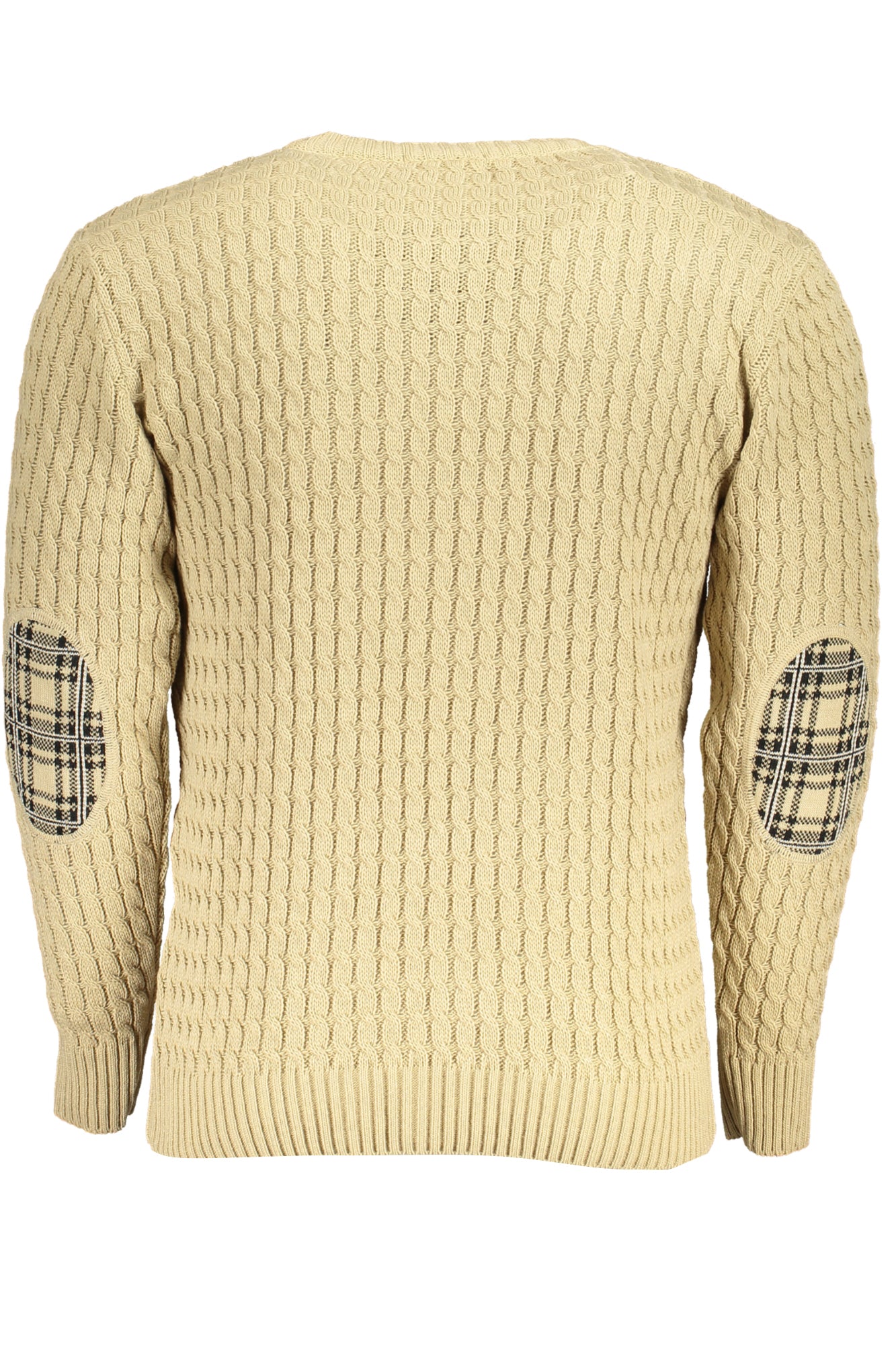 US GRAND MEN'S BEIGE SWEATER