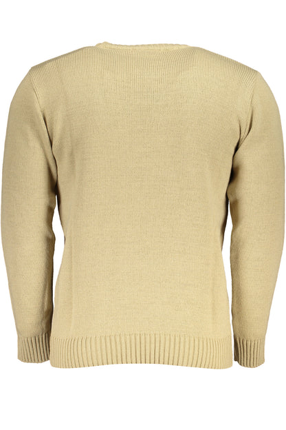 US GRAND MEN'S BEIGE SWEATER