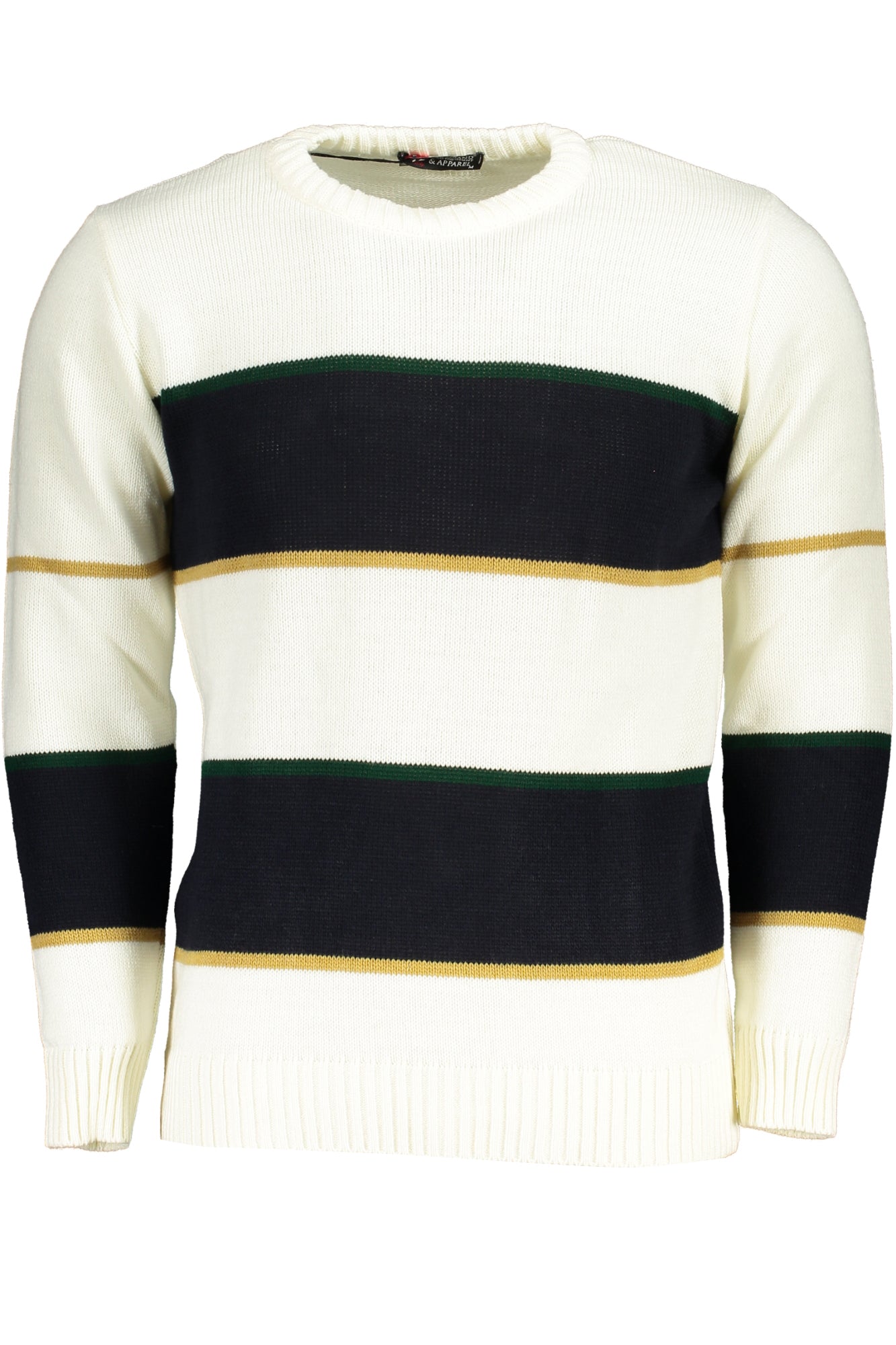 US GRAND MEN'S WHITE SWEATER