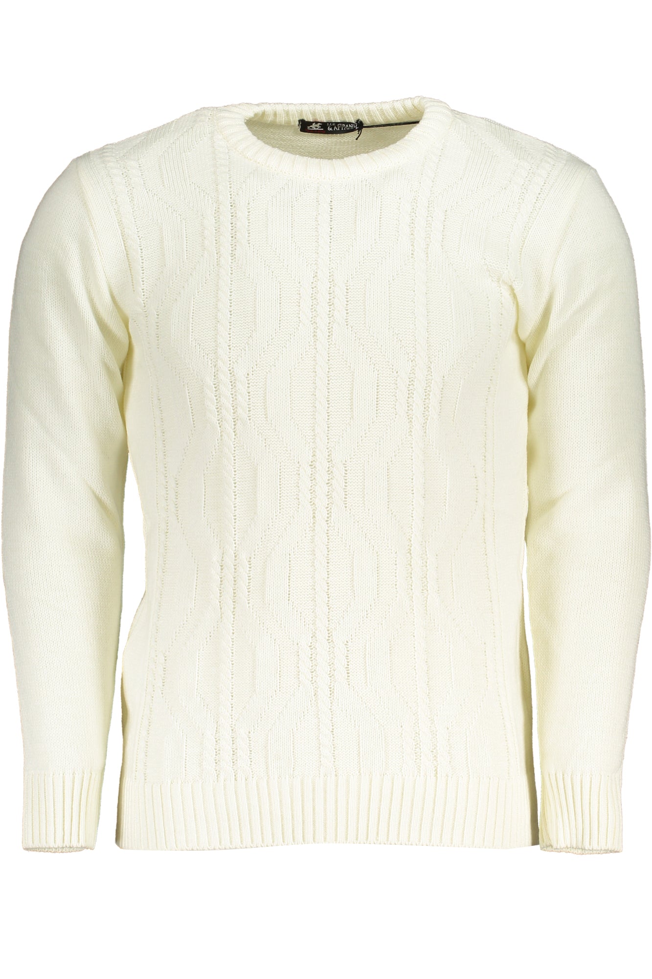 US GRAND MEN'S WHITE SWEATER