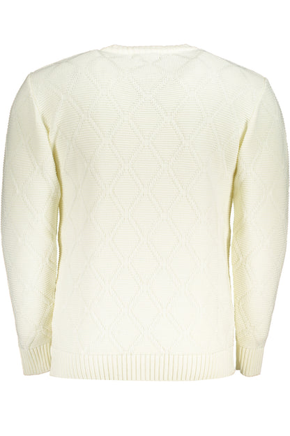 US GRAND MEN'S WHITE SWEATER