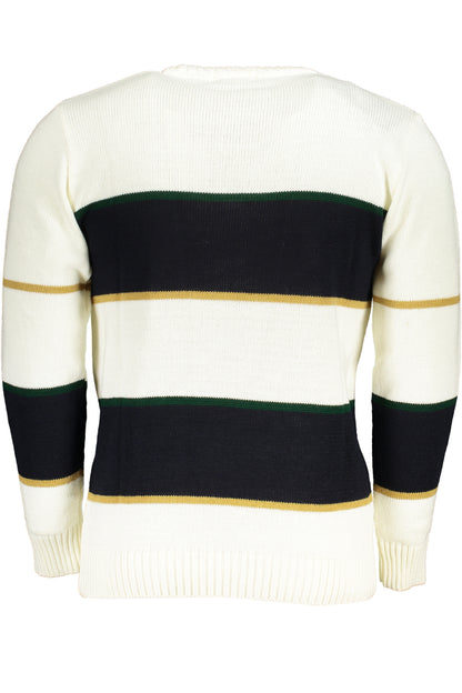 US GRAND MEN'S WHITE SWEATER