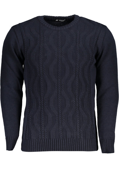 US GRAND MEN'S BLUE SWEATER