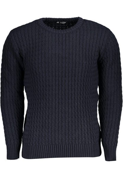 US GRAND MEN'S BLUE SWEATER