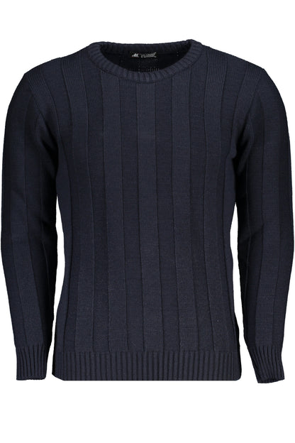 US GRAND MEN'S BLUE SWEATER