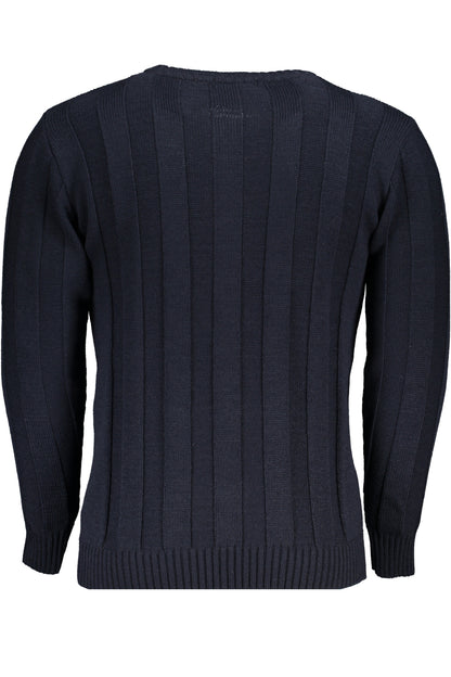 US GRAND MEN'S BLUE SWEATER