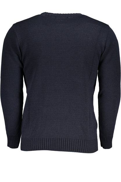 US GRAND MEN'S BLUE SWEATER