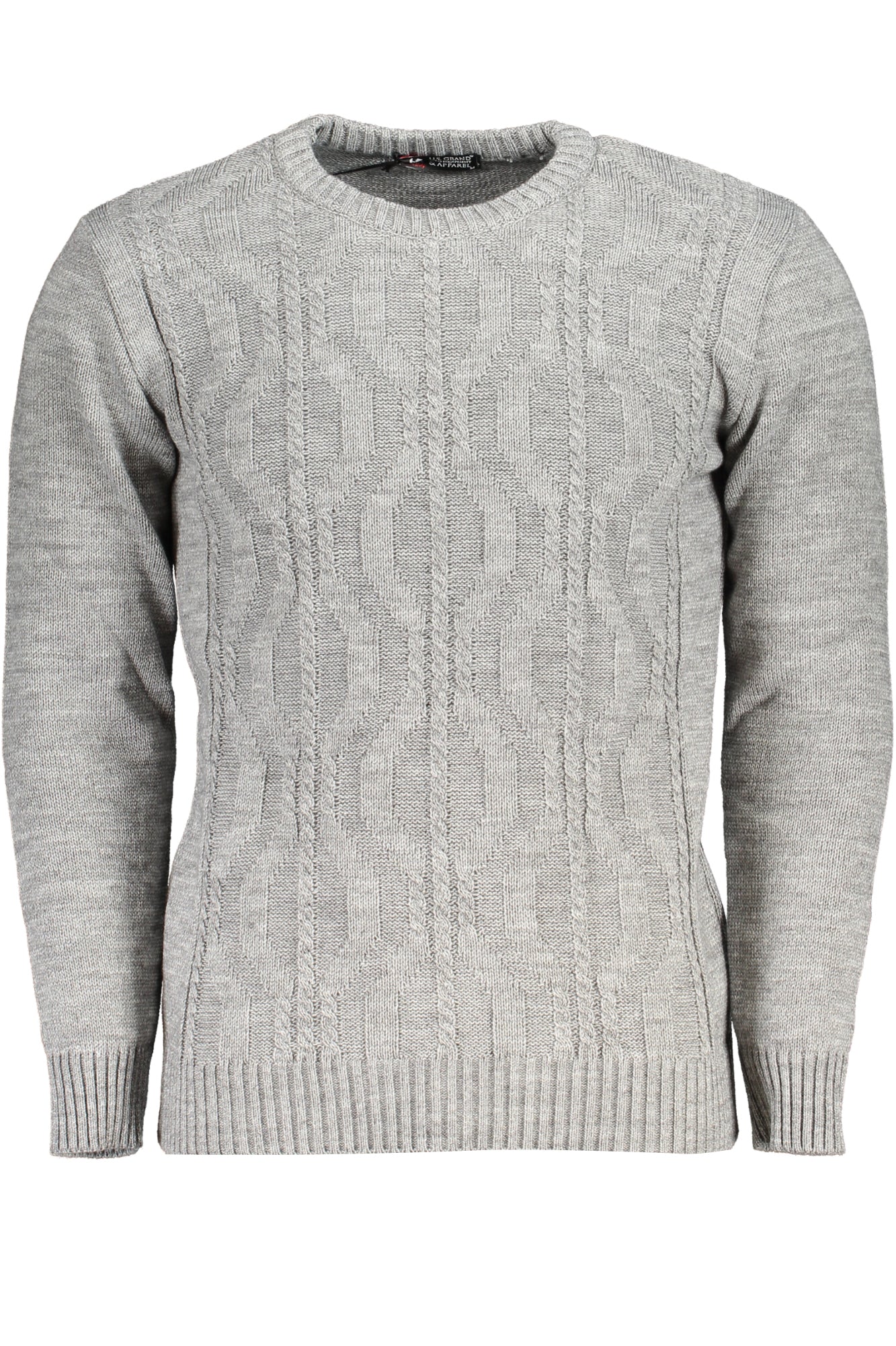 US GRAND MEN'S GREY SWEATER