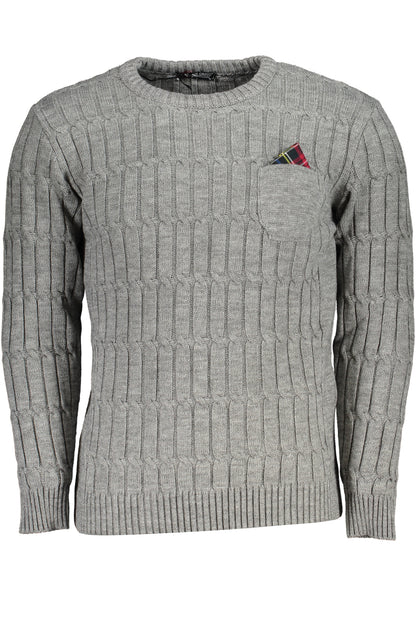 US GRAND MEN'S GREY SWEATER