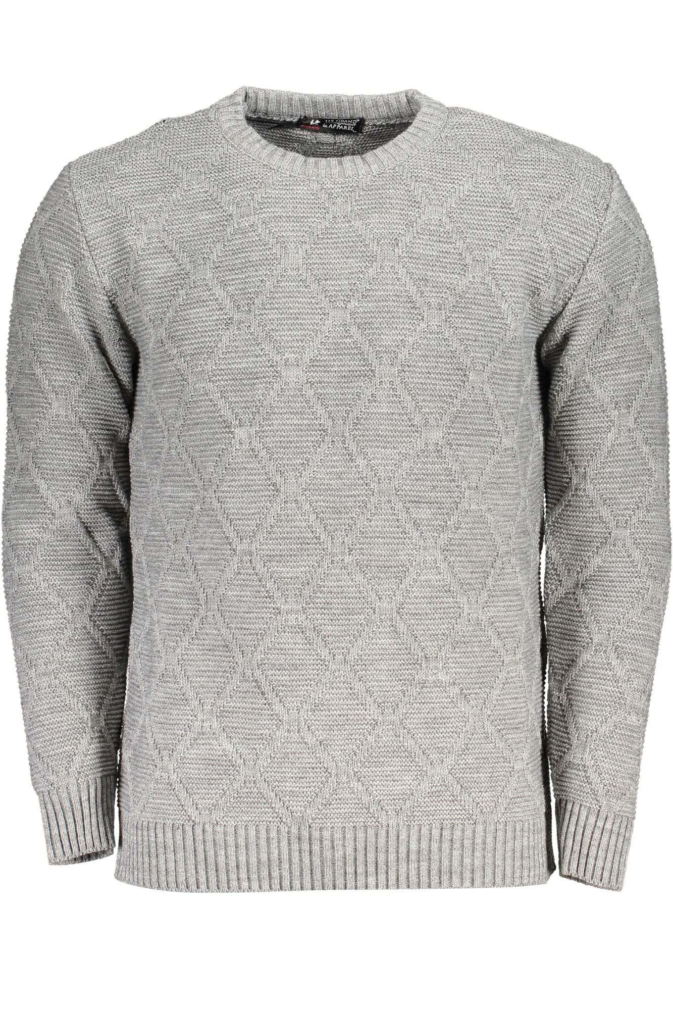 US GRAND MEN'S GREY SWEATER