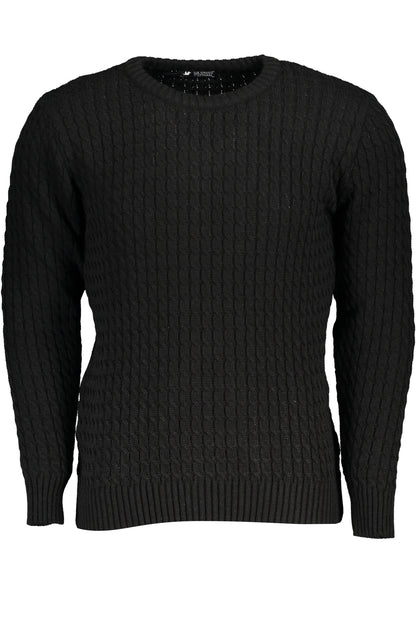US GRAND MEN'S BLACK SWEATER