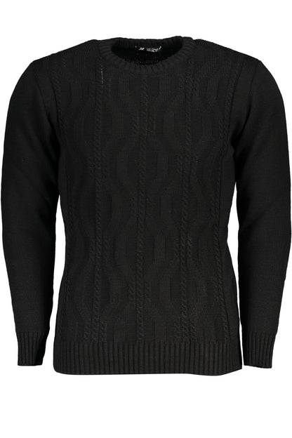 US GRAND MEN'S BLACK SWEATER