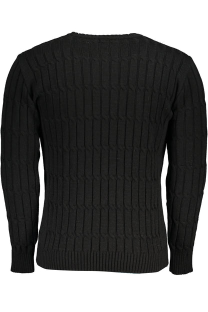 US GRAND MEN'S BLACK SWEATER