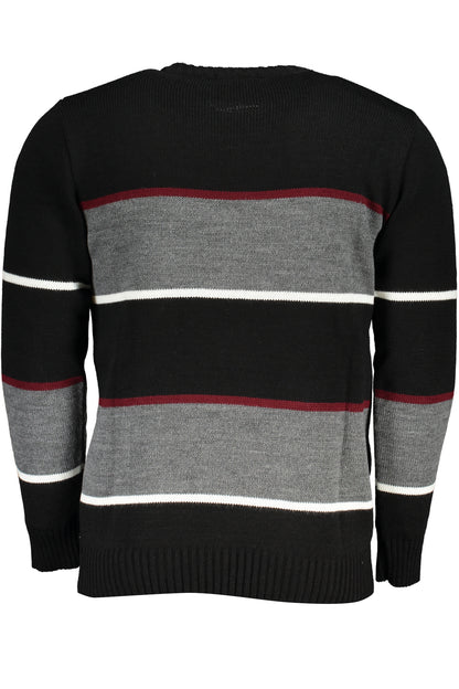 US GRAND MEN'S BLACK SWEATER