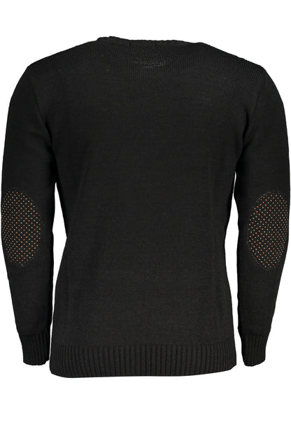 US GRAND MEN'S BLACK SWEATER