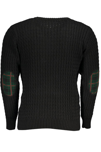 US GRAND MEN'S BLACK SWEATER