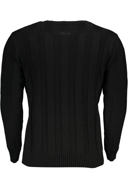 US GRAND MEN'S BLACK SWEATER