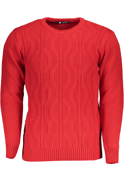 US GRAND MEN'S RED SWEATER