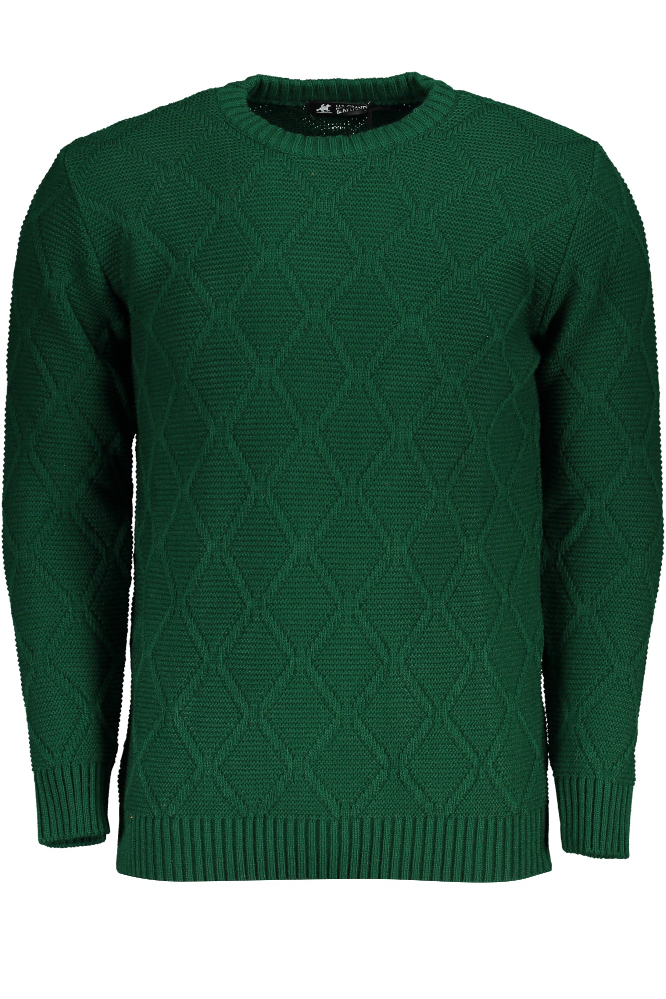 US GRAND MEN'S GREEN SWEATER