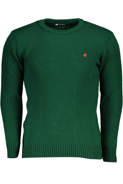 US GRAND MEN'S GREEN SWEATER