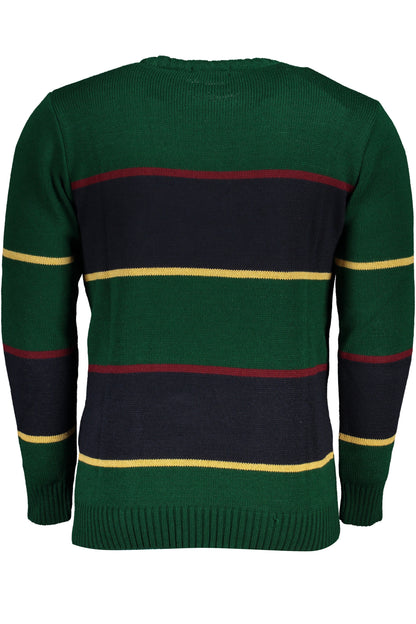 US GRAND MEN'S GREEN SWEATER
