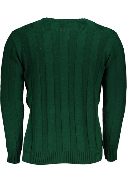 US GRAND MEN'S GREEN SWEATER