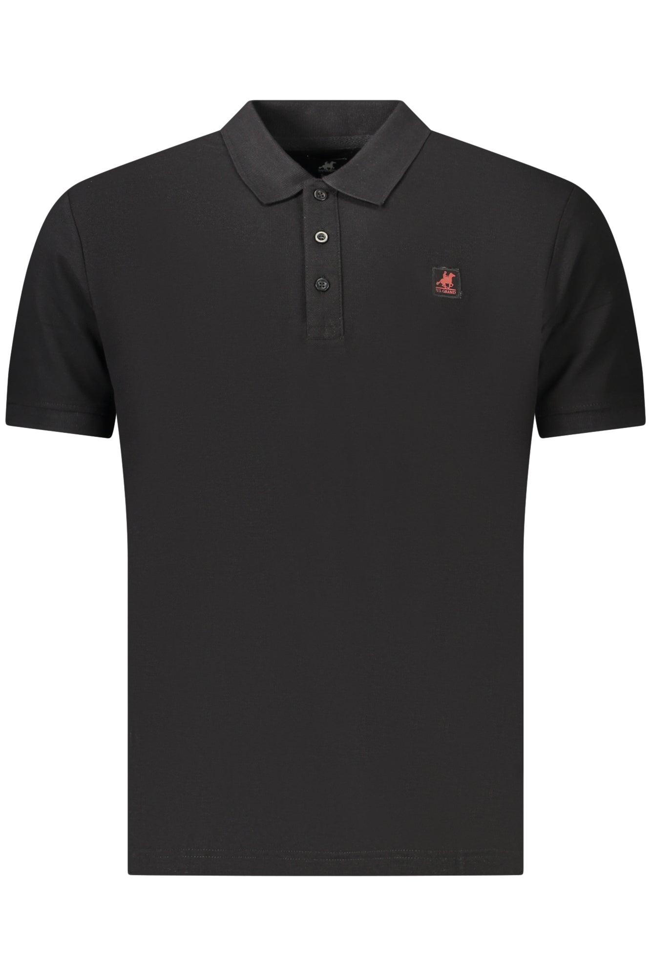 US GRAND POLO SHORT SLEEVE MEN'S BLACK