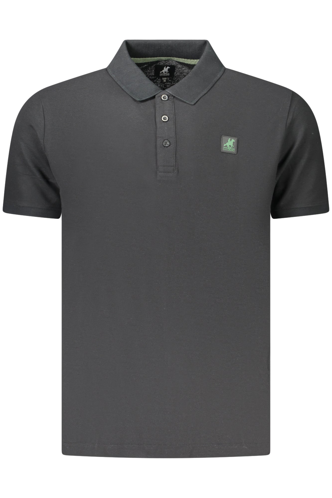 US GRAND POLO SHORT SLEEVE MEN'S BLACK