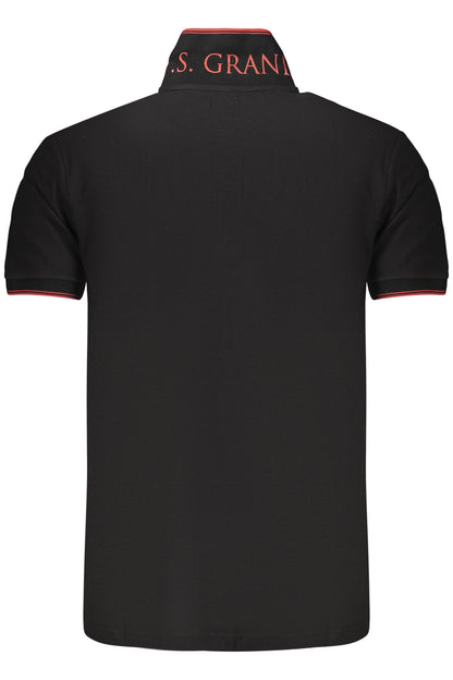 US GRAND POLO SHORT SLEEVE MEN'S BLACK