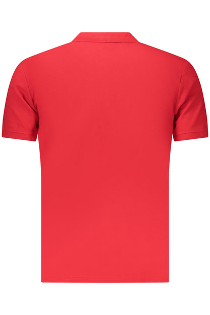 US GRAND MEN'S SHORT-SLEEVE POLO SHIRT, RED