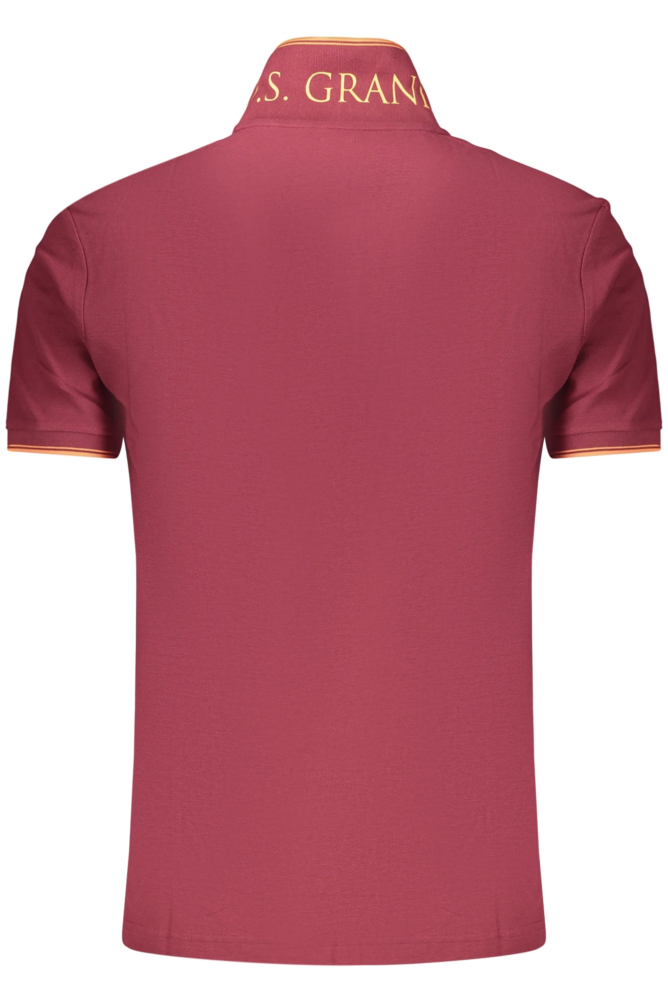 US GRAND MEN'S SHORT-SLEEVE POLO SHIRT, RED