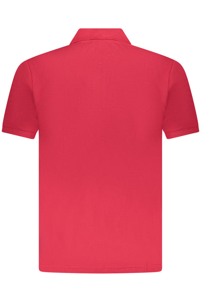 US GRAND MEN'S SHORT-SLEEVE POLO SHIRT, RED