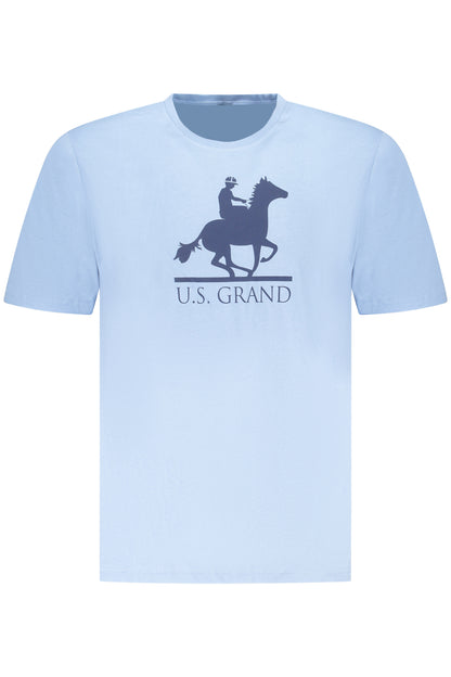 US GRAND MEN'S SHORT-SLEEVE T-SHIRT, BLUE