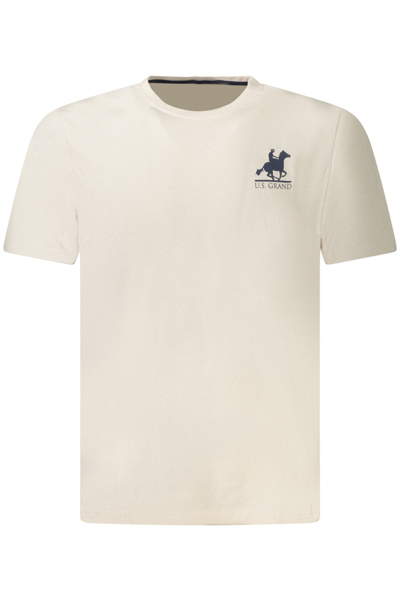 US GRAND MEN'S SHORT-SLEEVE T-SHIRT BEIGE