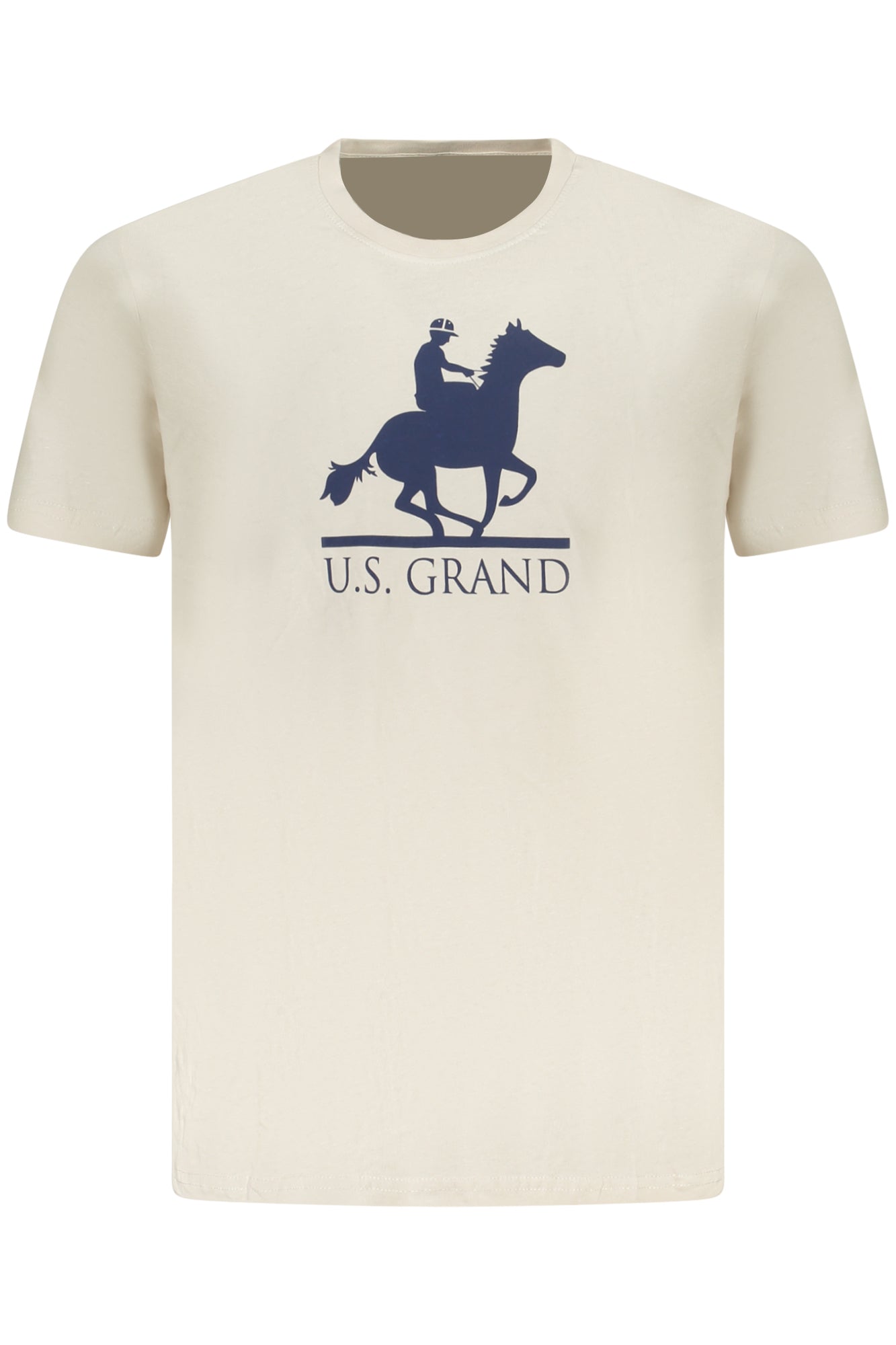 US GRAND MEN'S SHORT-SLEEVE T-SHIRT BEIGE