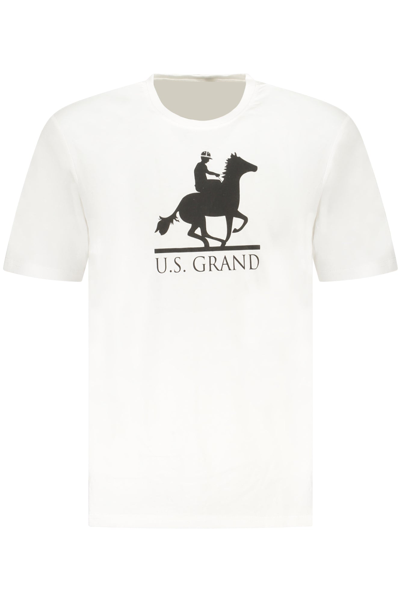 US GRAND MEN'S SHORT-SLEEVE T-SHIRT WHITE