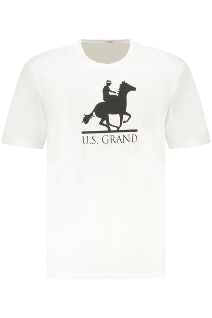 US GRAND MEN'S SHORT-SLEEVE T-SHIRT WHITE