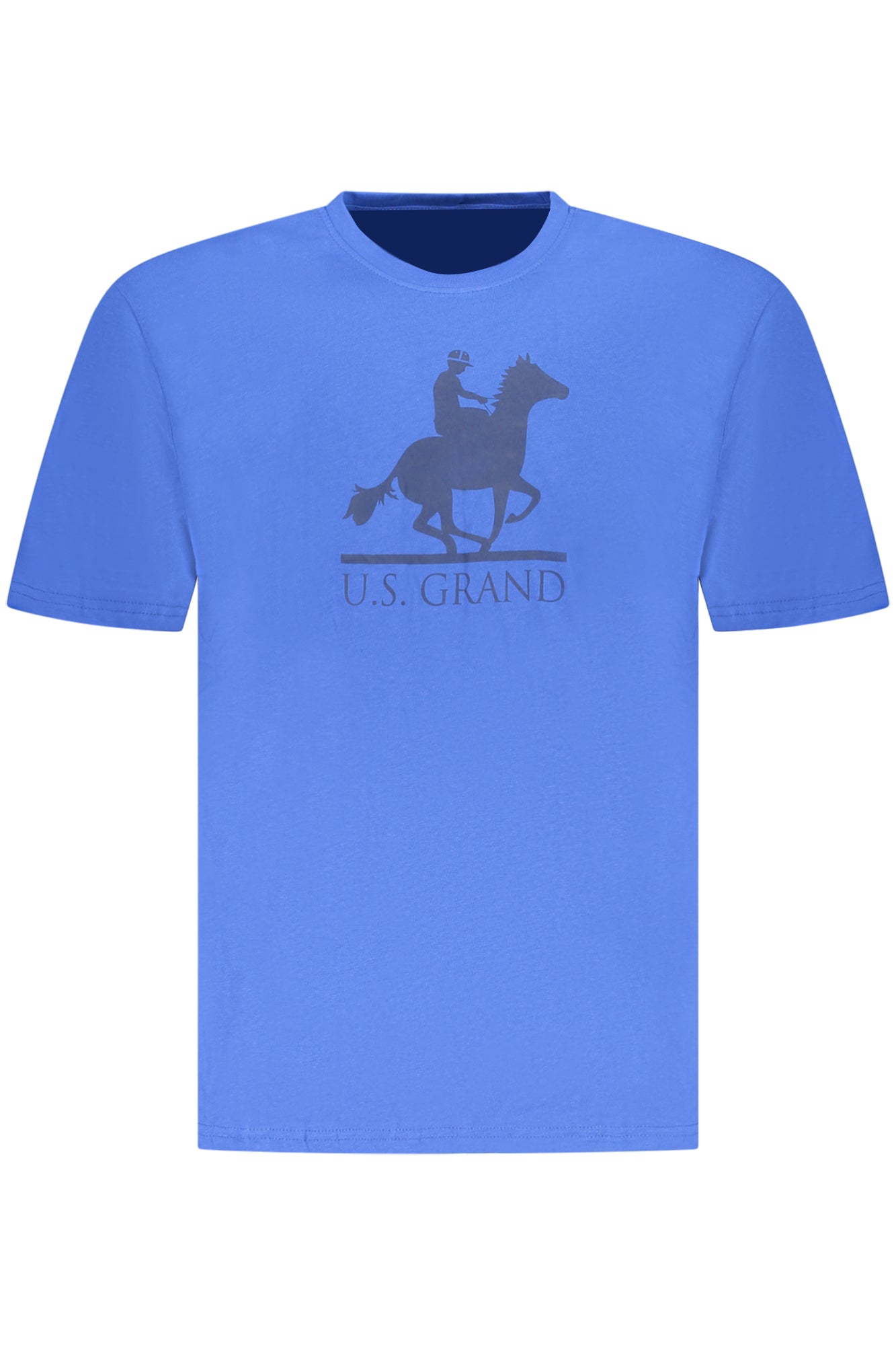 US GRAND MEN'S SHORT-SLEEVE T-SHIRT BLUE