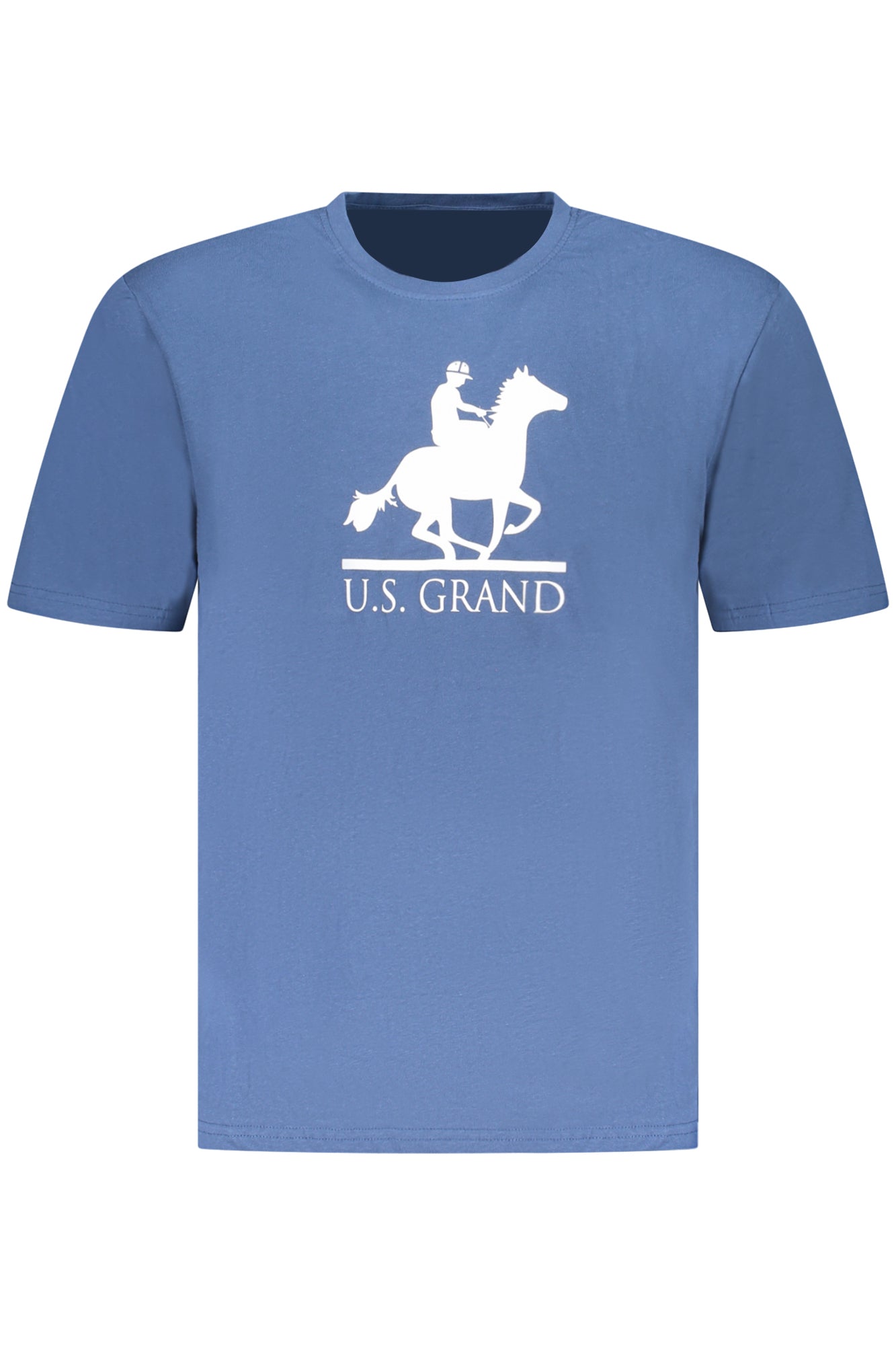 US GRAND MEN'S SHORT-SLEEVE T-SHIRT BLUE