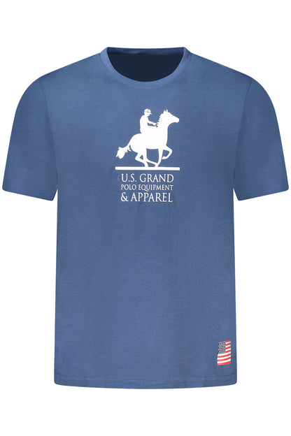 US GRAND MEN'S SHORT-SLEEVE T-SHIRT BLUE