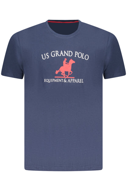 US GRAND MEN'S SHORT-SLEEVE T-SHIRT BLUE
