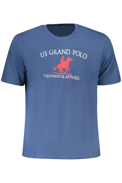 US GRAND MEN'S SHORT-SLEEVE T-SHIRT BLUE