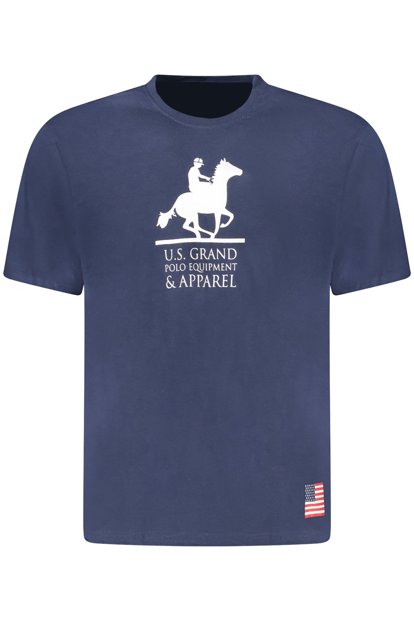 US GRAND MEN'S SHORT-SLEEVE T-SHIRT BLUE