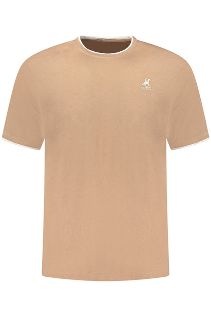 US GRAND MEN'S SHORT-SLEEVE T-SHIRT BROWN