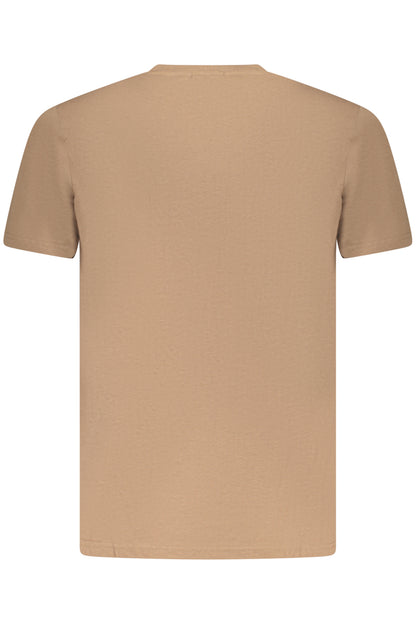 US GRAND MEN'S SHORT-SLEEVE T-SHIRT BROWN